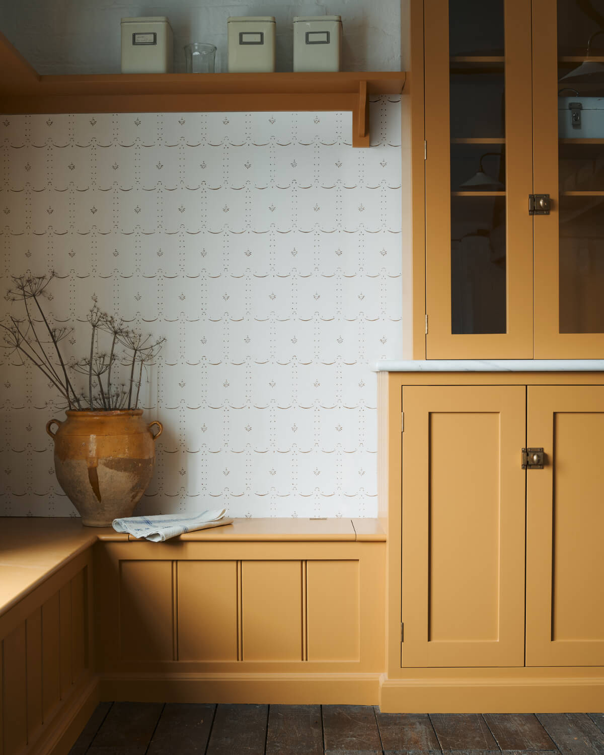 deVOL's Ditsy Delft Wallpaper: A Subtle Pattern Inspired by a Historic Design 11 16.PetiteDitsyDelft Sepia deVOL LOW RES deVOL's Ditsy Delft Wallpaper: A Subtle Pattern Inspired by a Historic Design