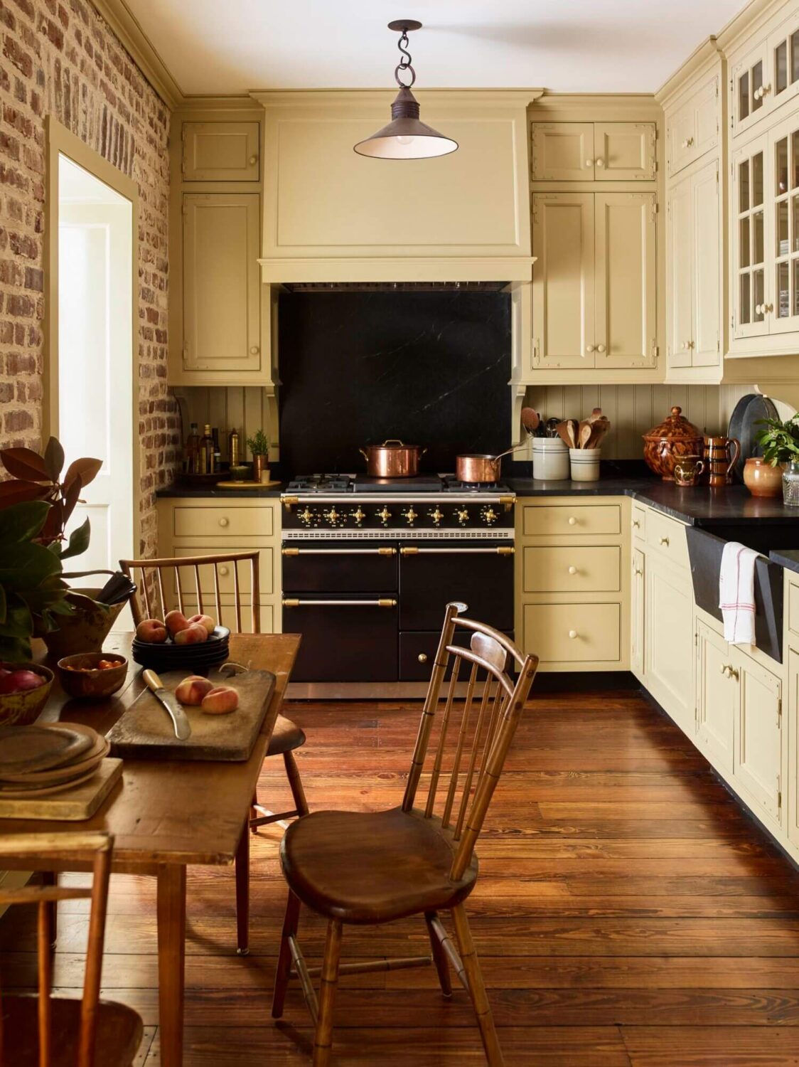 Yellow Kitchen Design Ideas (with Paint Colors) 14 honey beige kitchen cabinets nordroom