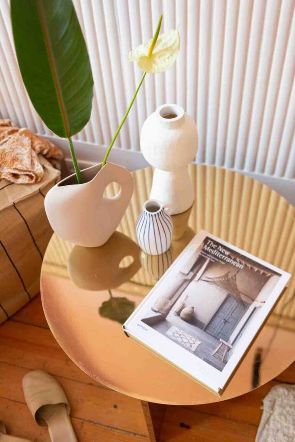 A Colorful Airbnb Apartment in Portugal 5 accent table