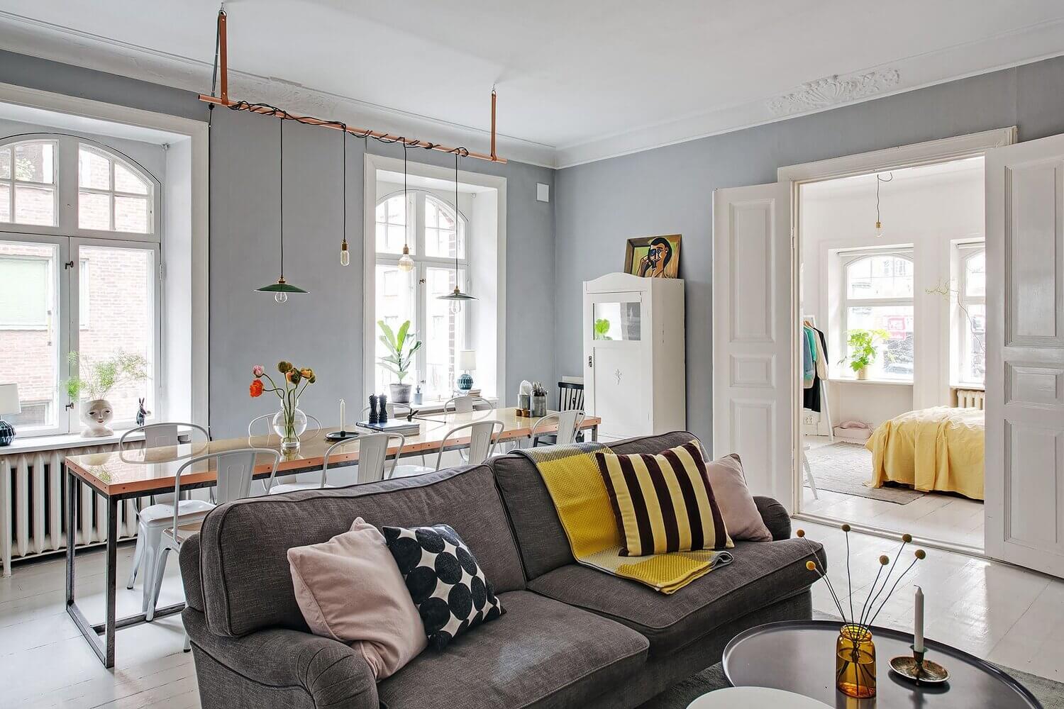 A Scandinavian Apartment Decorated with Bright Pops of Color 5 AScandinavianApartmentDecoratedwithBrightPopsofColor TheNordroom2 A Scandinavian Apartment Decorated with Bright Pops of Color