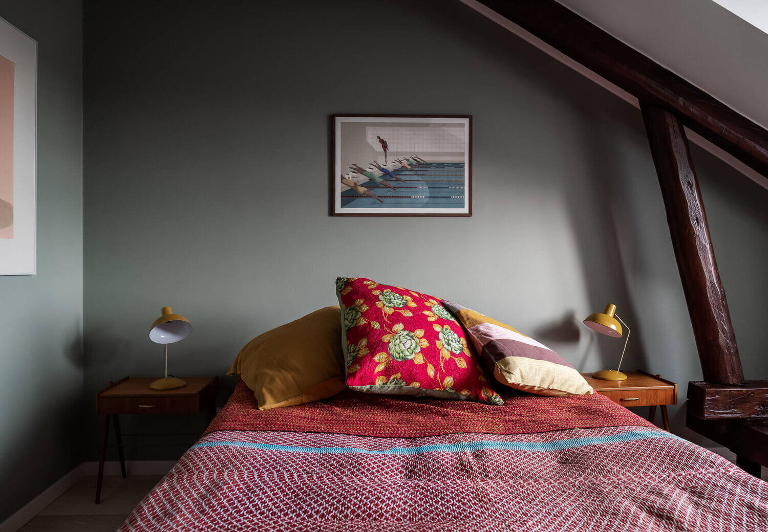 A Scandinavian Penthouse Apartment With A Dark Green Kitchen 12 AScandinavianPenthouseApartmentwithaGreenKitchen TheNordroom4 A Scandinavian Penthouse Apartment With A Dark Green Kitchen