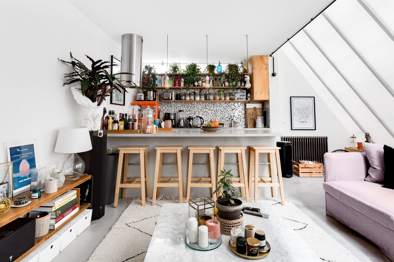 A Bright Attic Apartment in Paris That’s For Rent on Airbnb