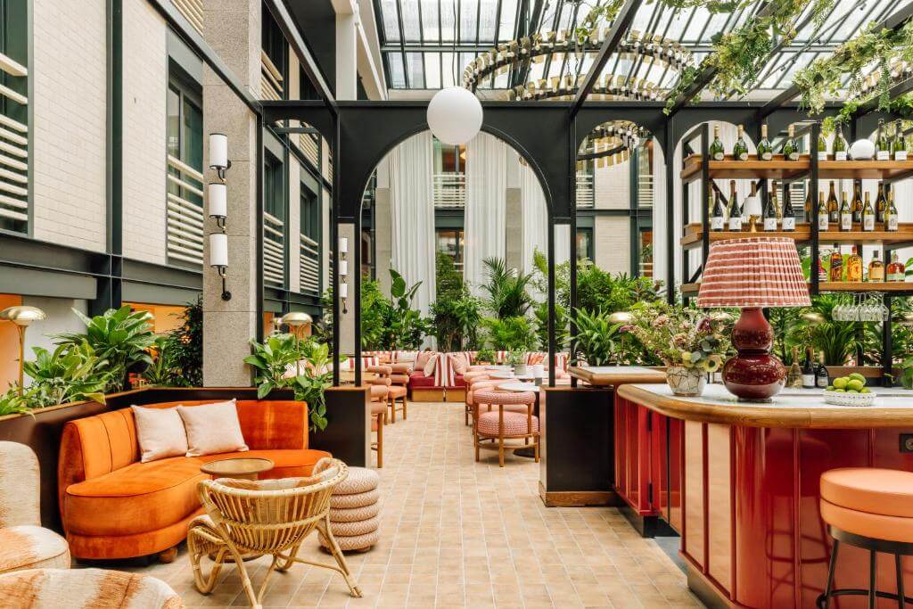 Top Boutique & Design Hotels in the Latin Quarter of Paris 10 bar restaurant hotel jardin de verre by locke Top Boutique & Design Hotels in the Latin Quarter of Paris