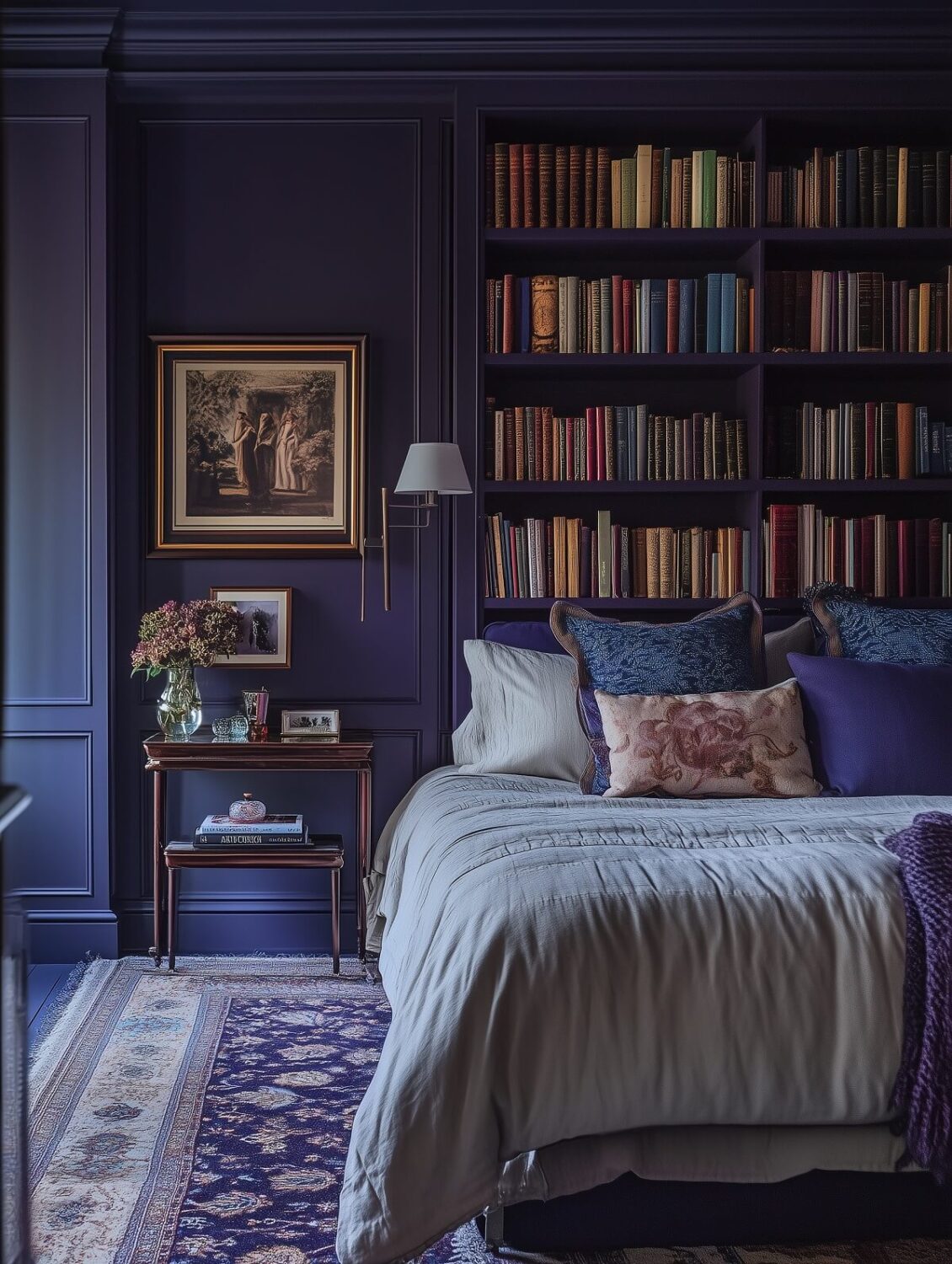 Every Color of the Year for 2025 (So Far!) 15 bedroom blue purple walls color of the year 2025 nordroom