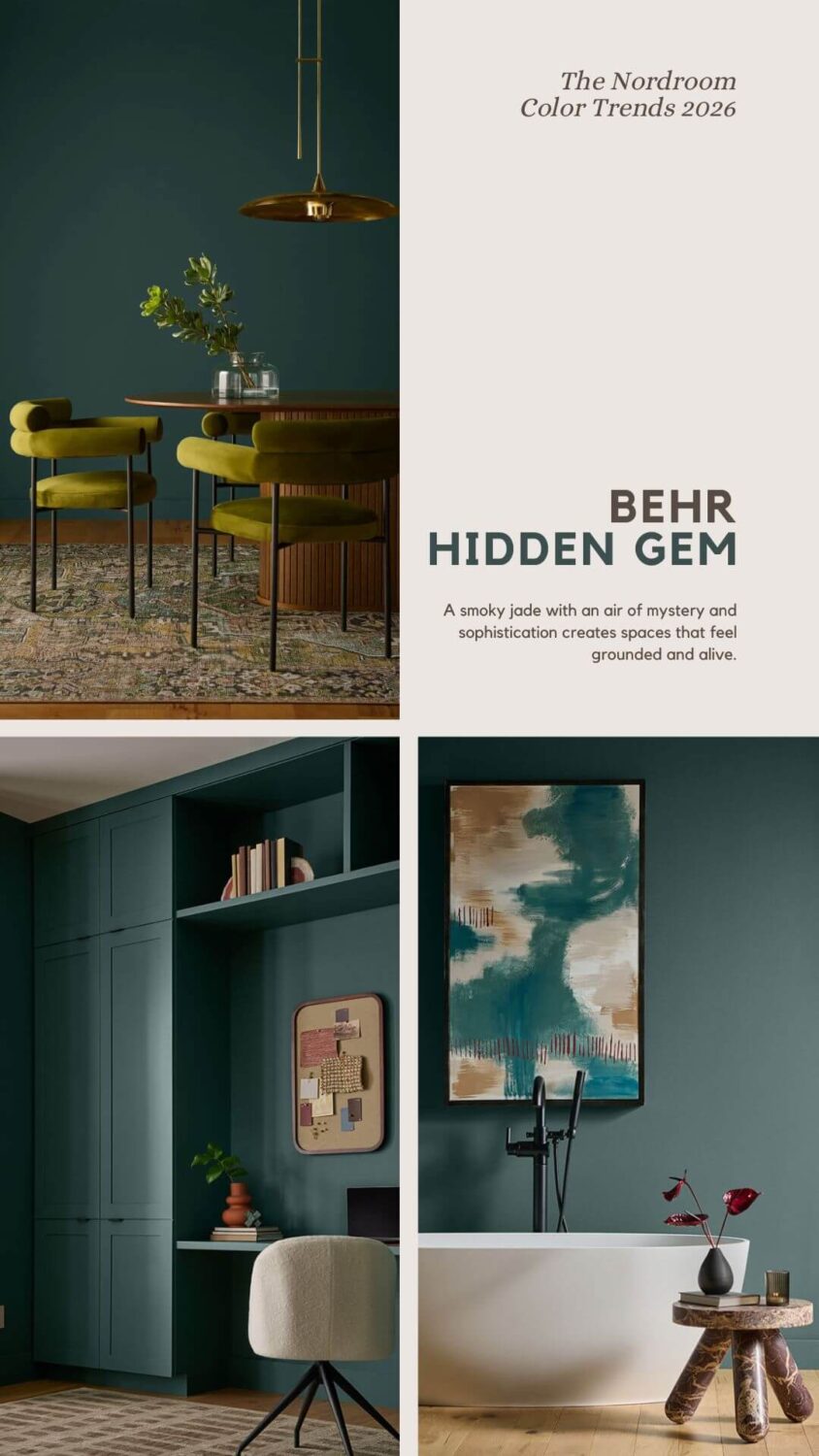 Behr Color of the Year 2026: Hidden Gem 27 behr color 2026 hidden gem nordroom Behr Color of the Year 2026: Hidden Gem