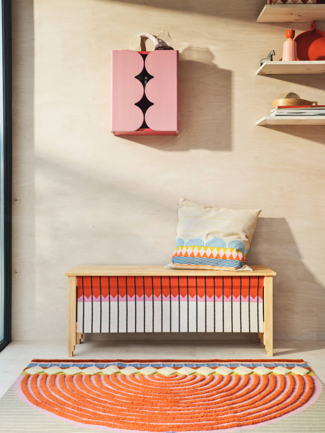 IKEA OMMJÄNGE: A Modern Collection Inspired by Swedish Folklore 3 bench-with-storage-ikea-OMMJÄNGE-collection-nordroom