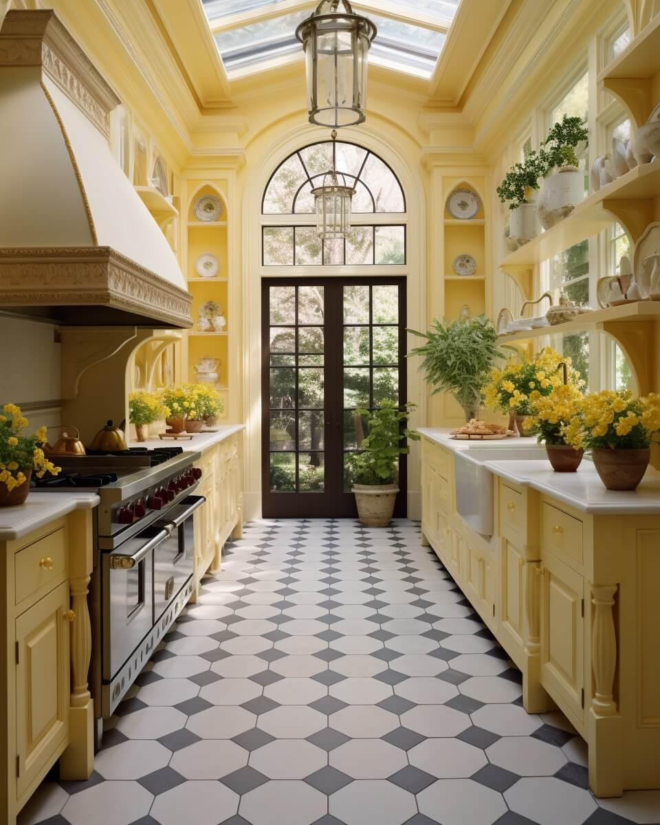 Yellow Kitchen Design Ideas (with Paint Colors) 13 benjamin moore color trends palette ktchen inspiration nordroom