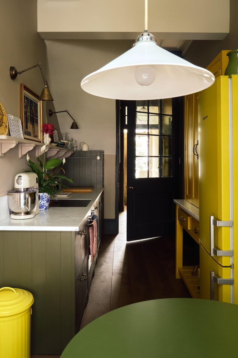 Yellow Kitchen Design Ideas (with Paint Colors) 20 bright-yellow-kitchen-cabinet-nordroom