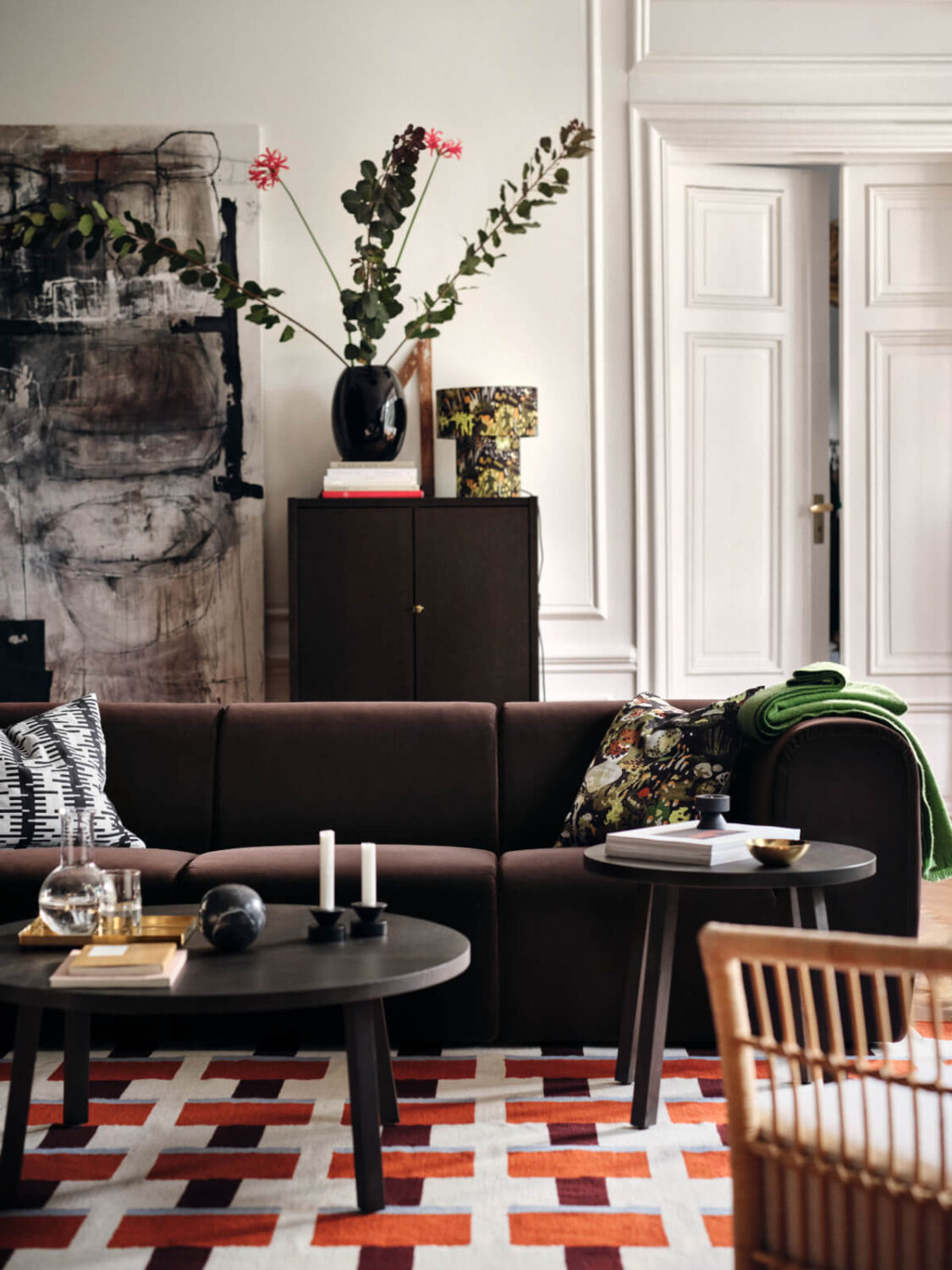 IKEA STOCKHOLM 2025 Collection: Classic Designs Made Of Natural Materials 13 brown sofa ikea stockholm 2025 nordroom