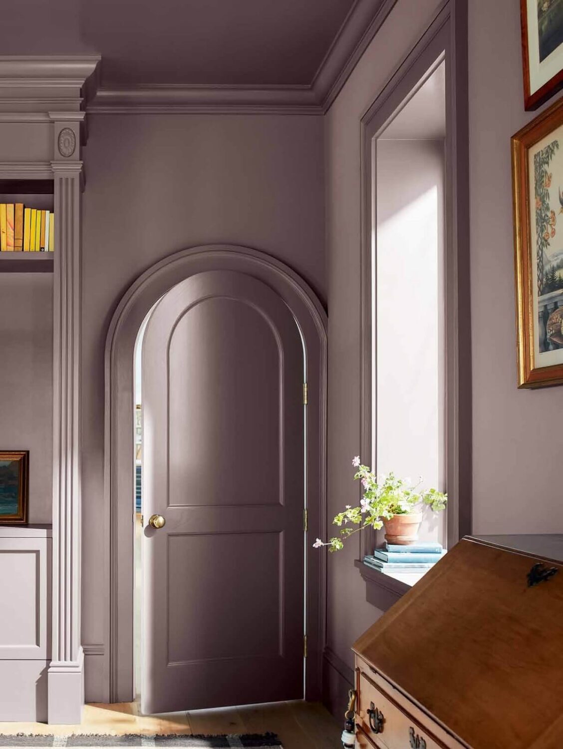 Benjamin Moore Color of the Year 2025: Cinnamon Slate 6 color drenched benjamin moore color of the year 2025 cinnamon slate nordroom