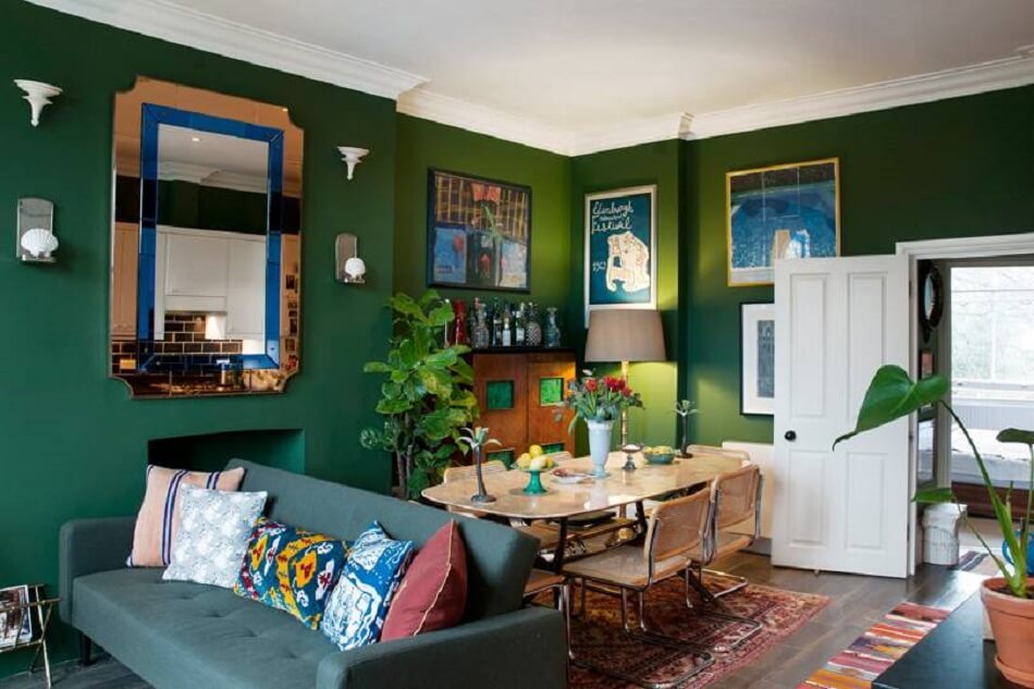 The Colorful Eclectic Home of Designer Luke Edward Hall & Duncan Campbell 5 colorful eclectic home luke edward hall duncan campbell nordroom4 The Colorful Eclectic Home of Designer Luke Edward Hall & Duncan Campbell