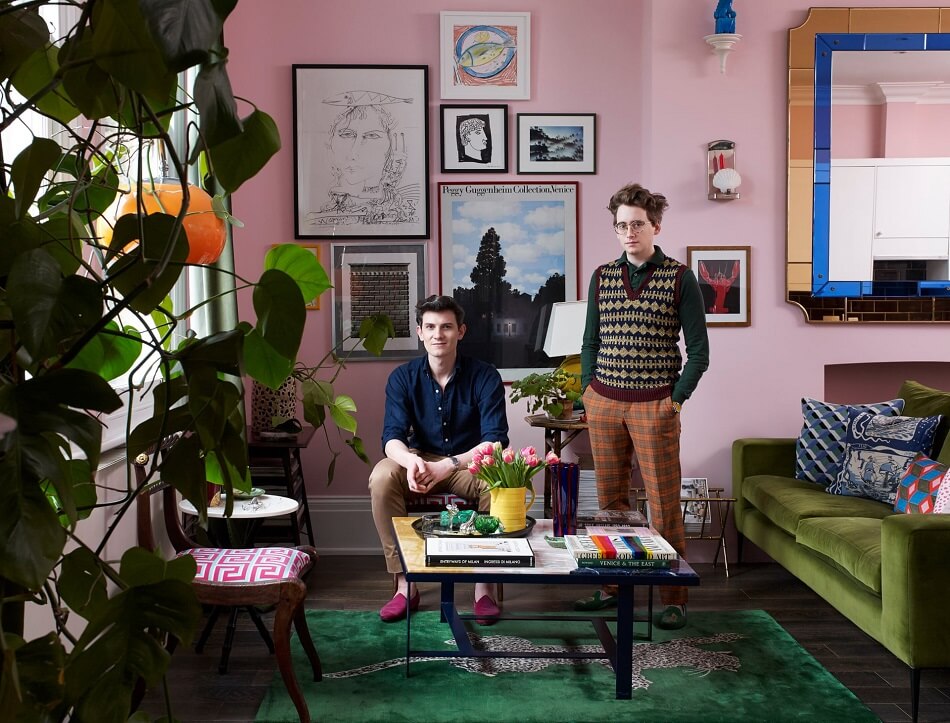 The Colorful Eclectic Home of Designer Luke Edward Hall & Duncan Campbell 7 colorful eclectic home luke edward hall duncan campbell nordroom6 The Colorful Eclectic Home of Designer Luke Edward Hall & Duncan Campbell