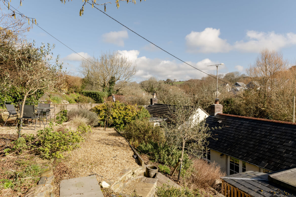 A Charming Stone Cottage with Period Features in Cornwall 22 cottage garden