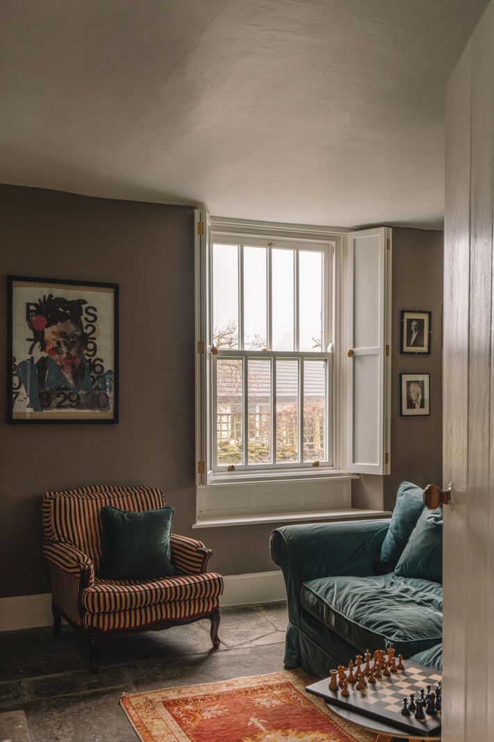 A Colorful 19th-Century Cottage in the Lake District 8 cottage living room stone floor