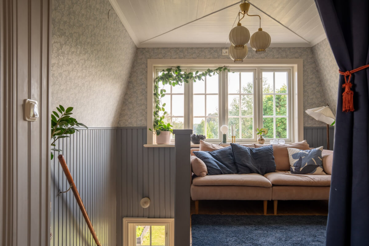 A Charming Historic Country House North of Stockholm 32 cozy sitting room