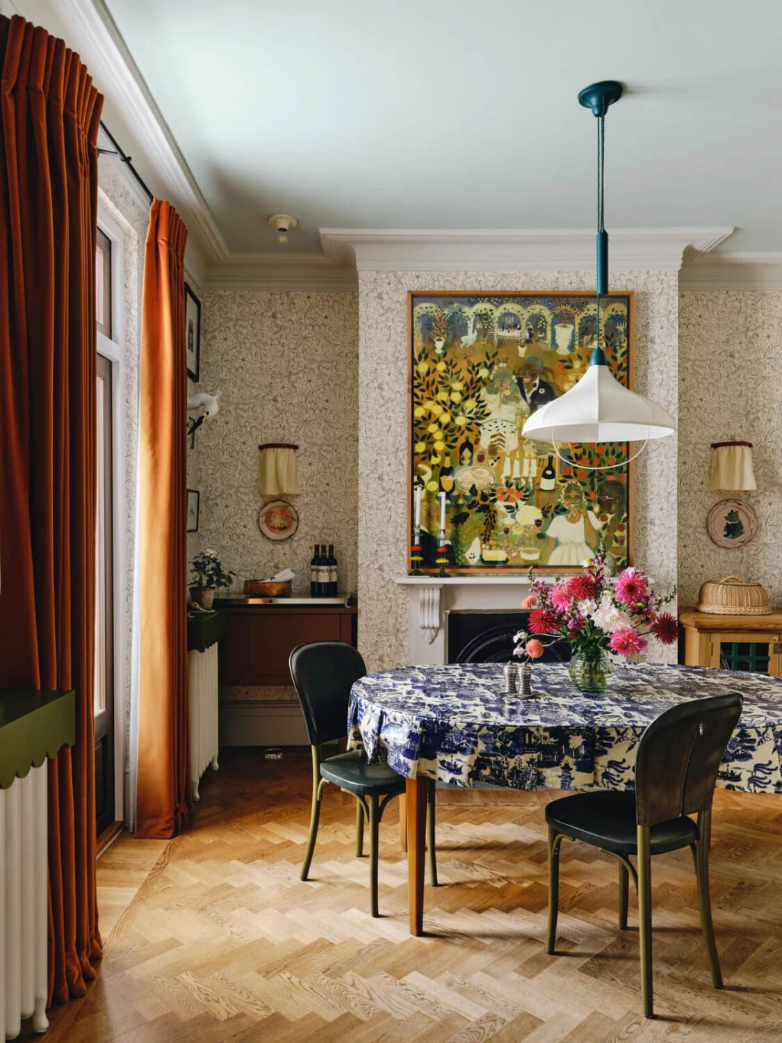 The Dependables Paint Collection by Beata Heuman and Mylands 6 dining room beata heuman mylands paint collection The Dependables Paint Collection by Beata Heuman and Mylands