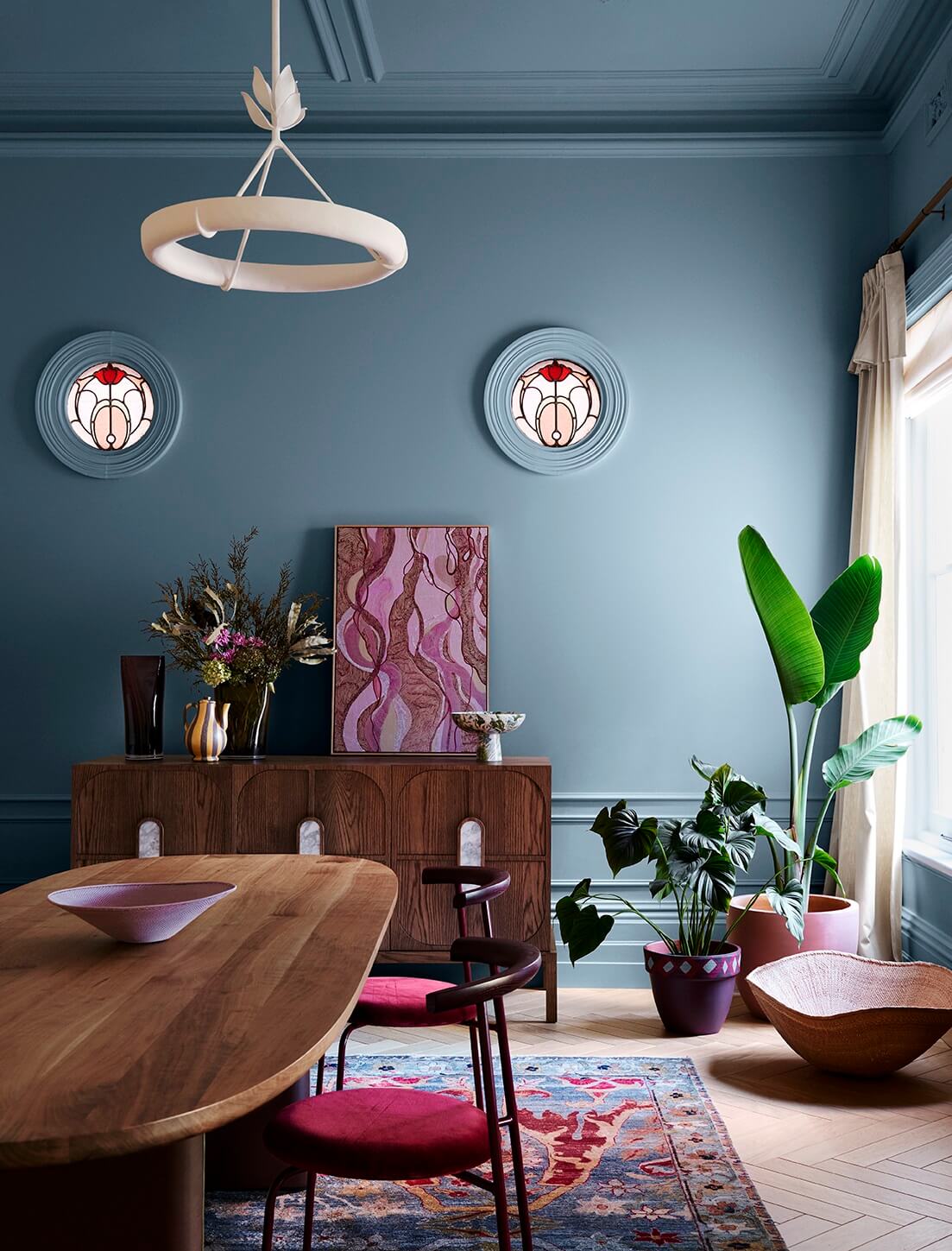 Dulux Color Forecast 2024: Bold and Positive Colors 14 Dulux_Colour_Forecast_2024_Journey_palette_blue-dining-room-nordroom