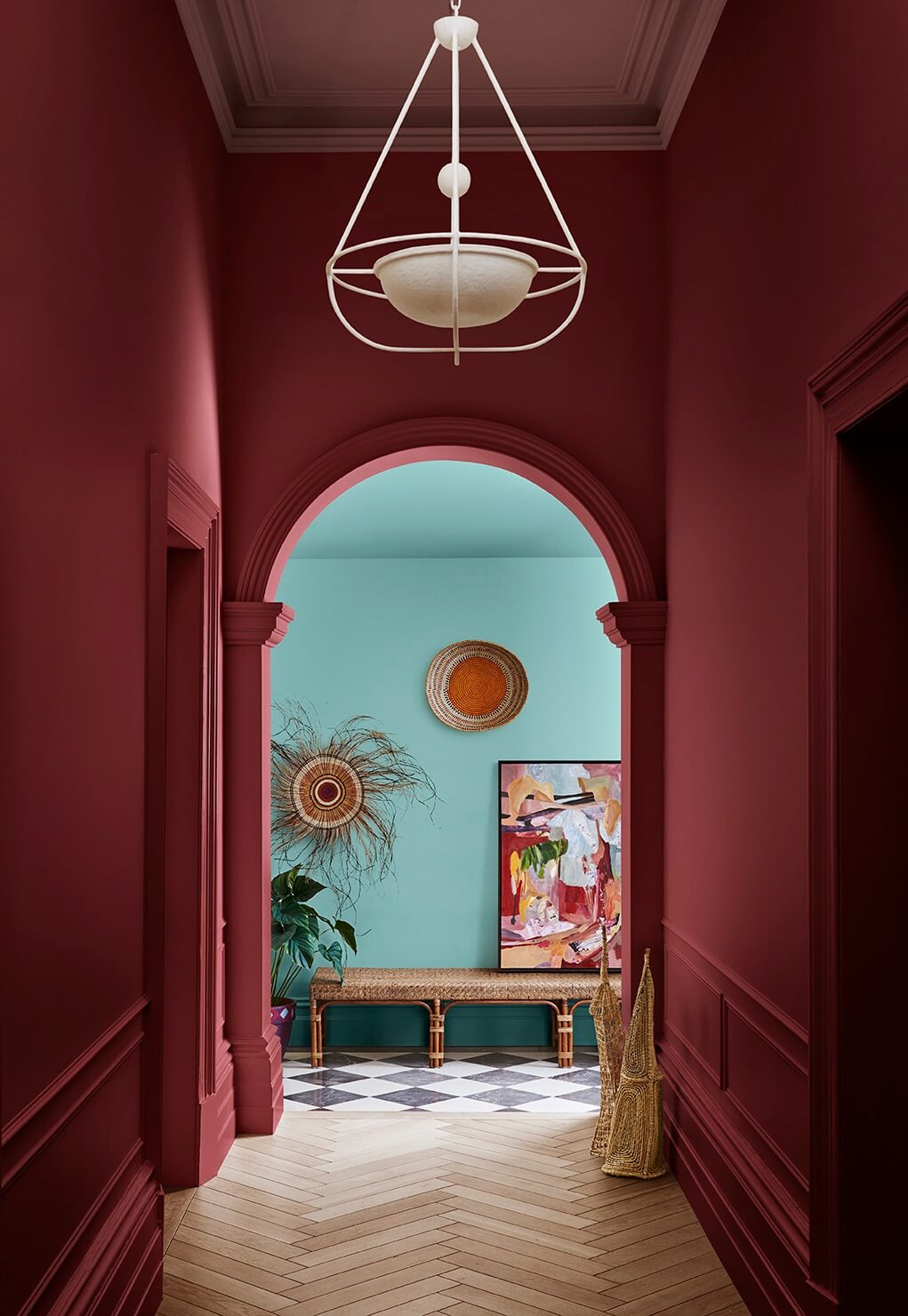 2026 Color of the Year Prediction (with Color Palettes) 31 Dulux_Colour_Forecast_2024_Journey_palette_pink-blue-hallway-nordroom