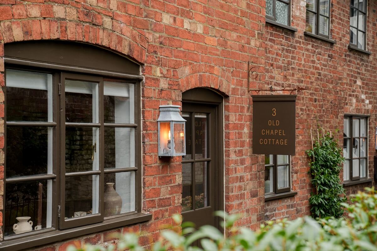 english cottage entrance Contemporary Light Interiors in a 19th-Century English Cottage