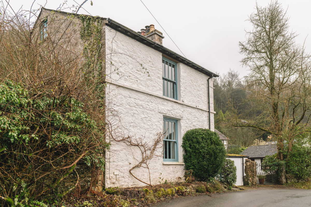 A Colorful 19th-Century Cottage in the Lake District 21 exterior white cottage england