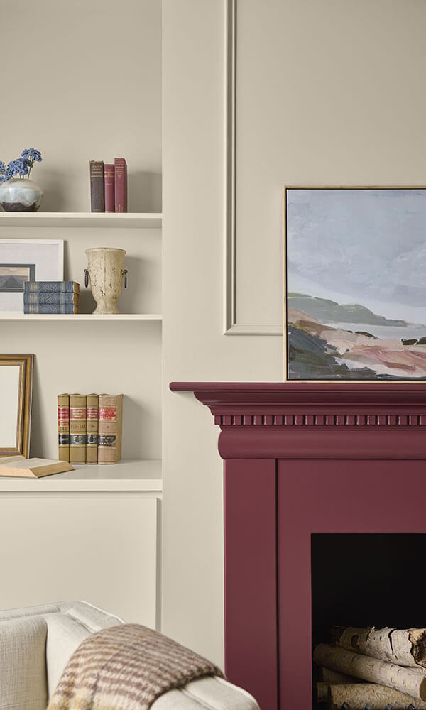 Every Color of the Year for 2025 (So Far!) 3 fireplace mantel Behr Color of the Year 2025 Rumors nordroom Every Color of the Year for 2025 (So Far!)