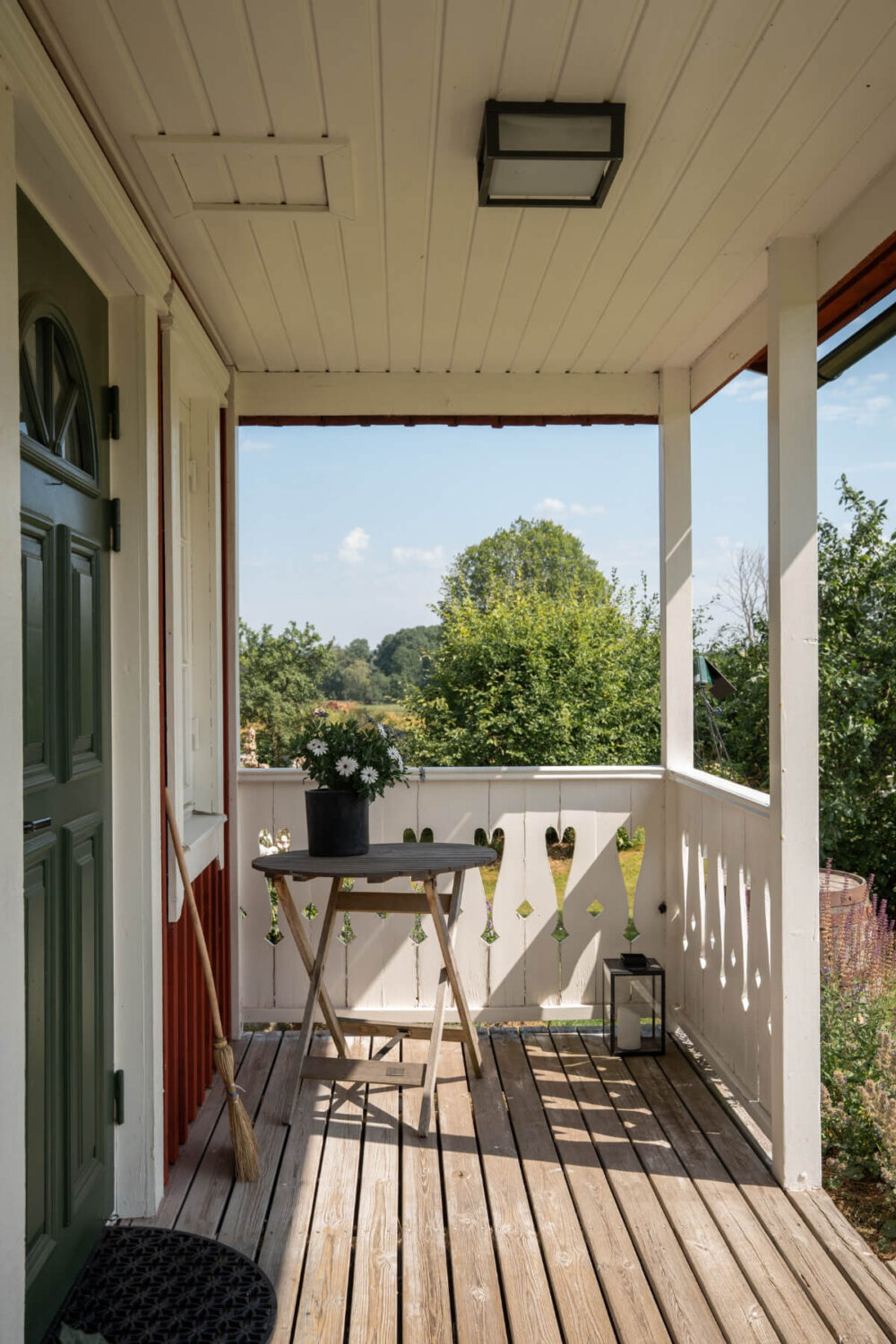 A Charming Historic Country House North of Stockholm 3 front door veranda