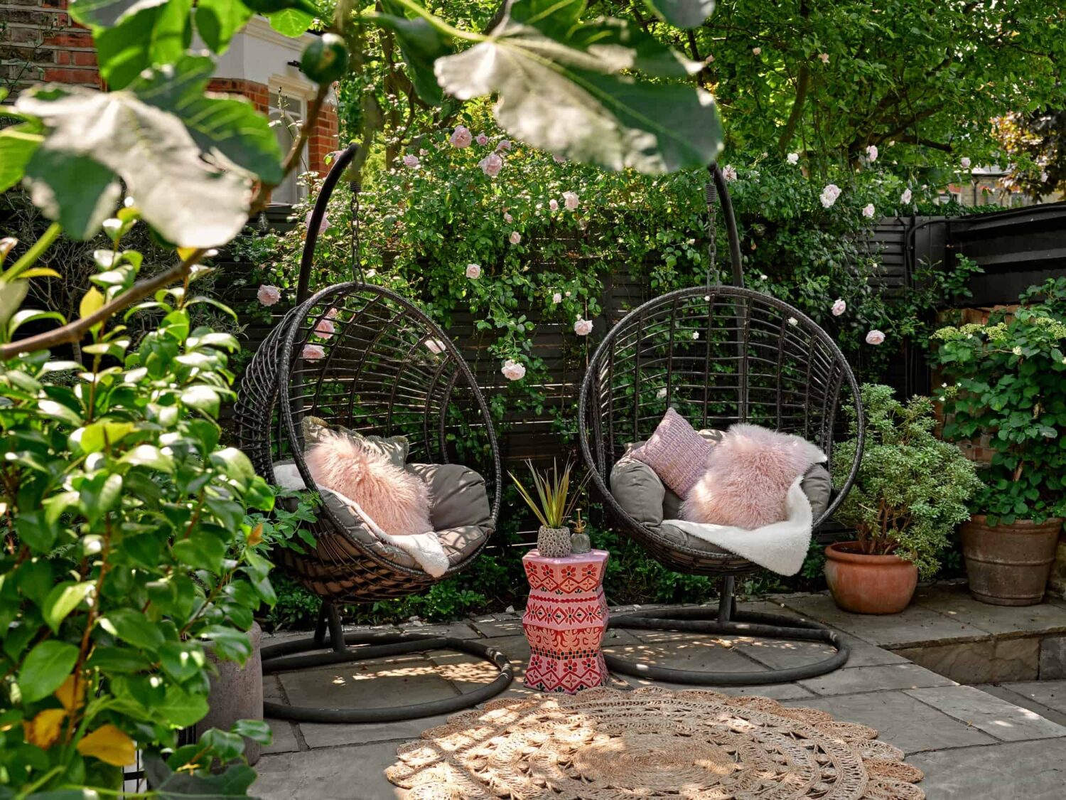 Pink & Gray Rooms in a Victorian Home with a Guest House 29 garden chairs