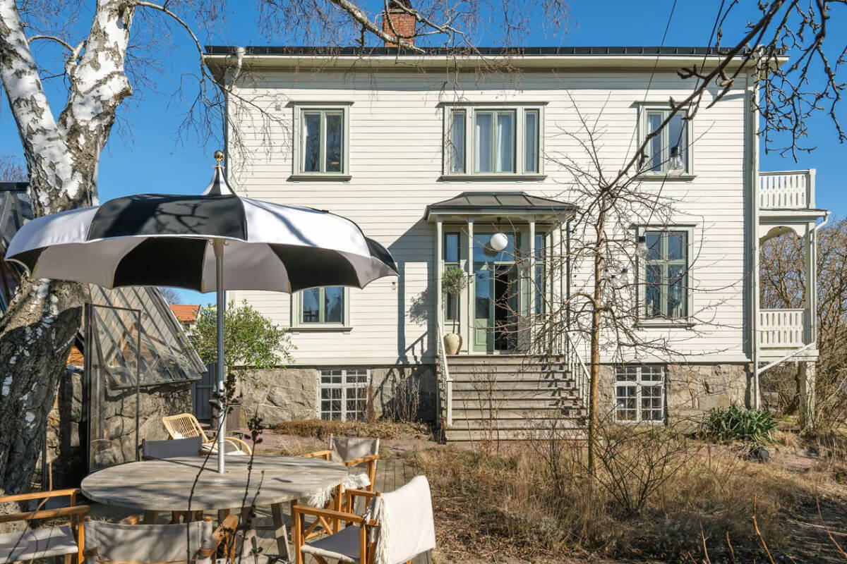 garden exterior swedish home