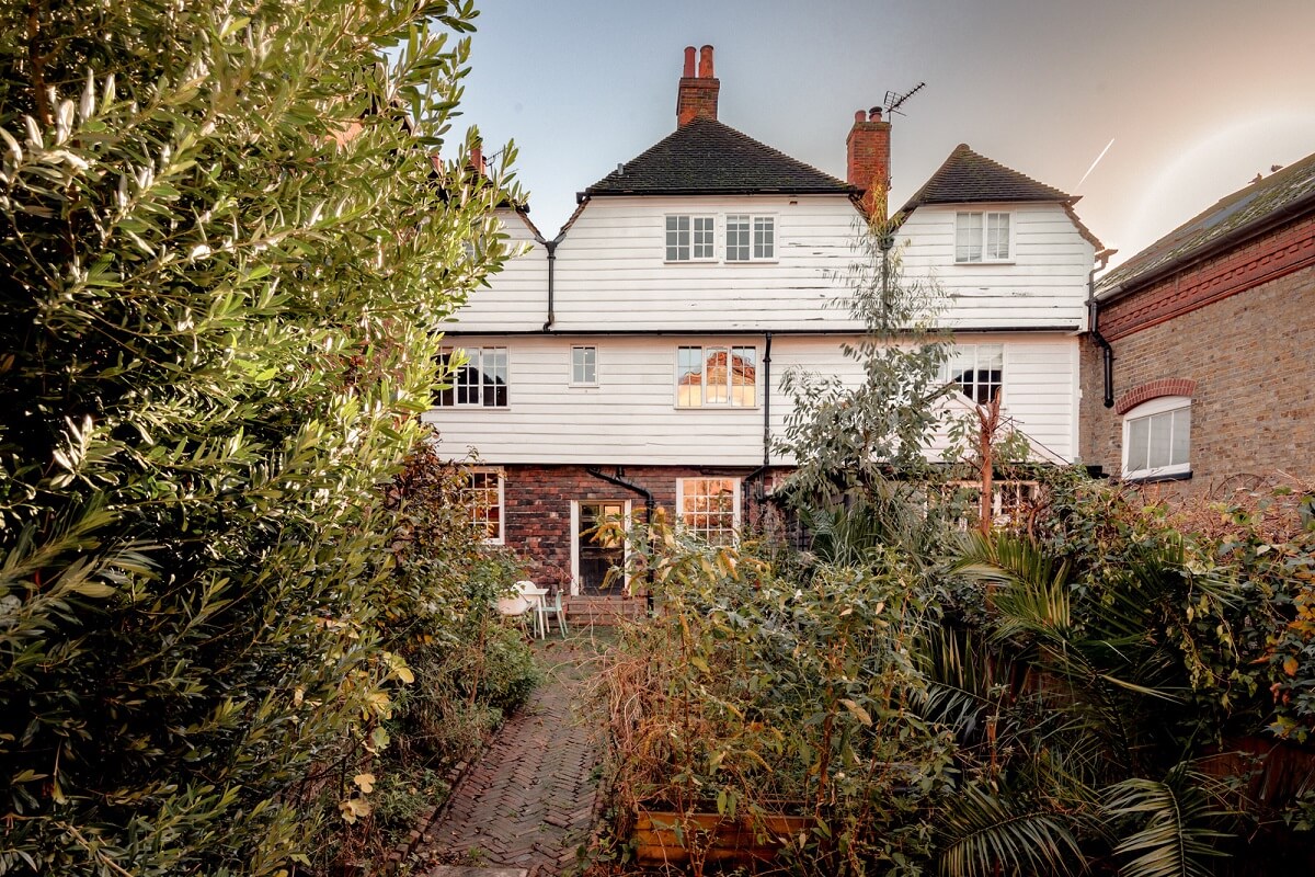 Rustic Wooden Elements in a Historic English House 23 garden historic house england