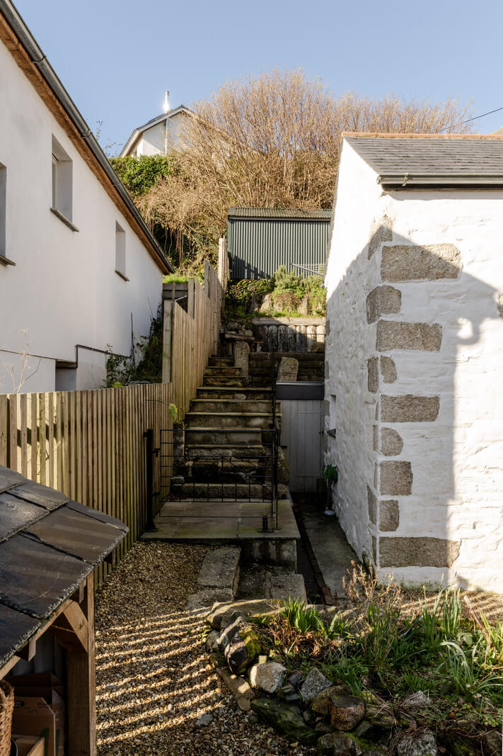 A Charming Stone Cottage with Period Features in Cornwall 24 garden stone cottage