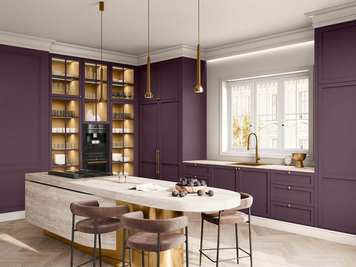 glidden purple basil color of the year 2025 nordroom