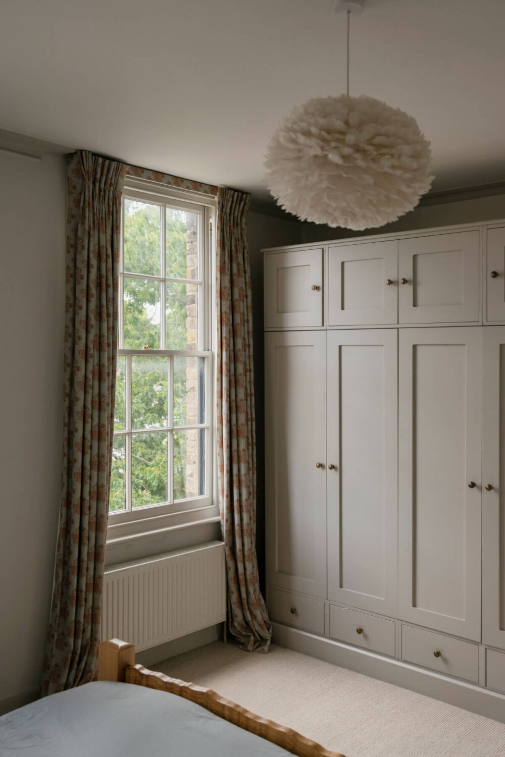 A Classic Georgian House in London with a Lush Garden 30 gray bedroom wardrobes