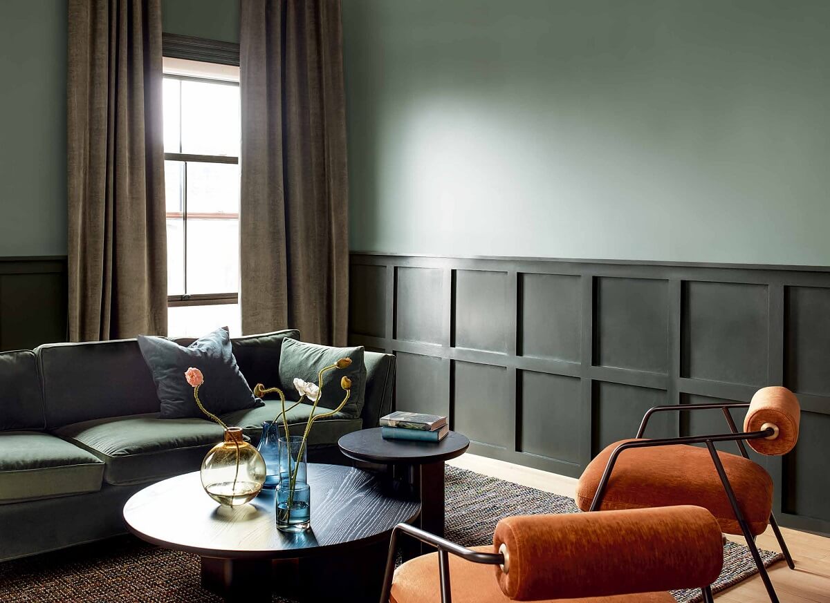 Benjamin Moore Color of the Year 2025: Cinnamon Slate 10 green living room benjamin moore color of the year 2025 cinnamon slate nordroom