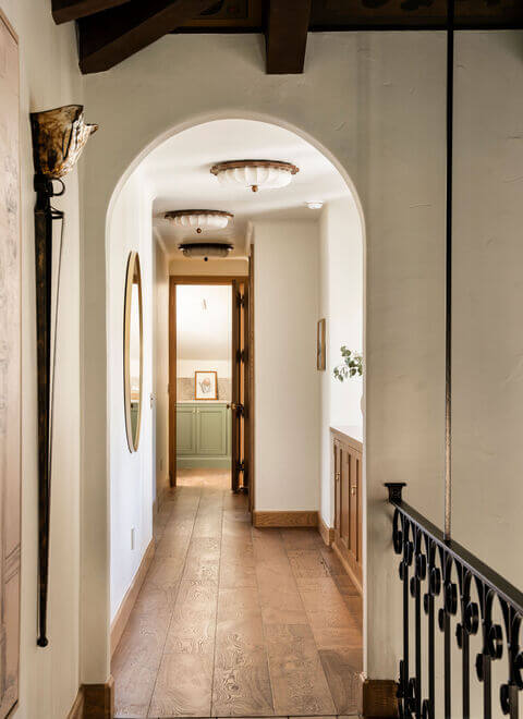A Reimagined Spanish Colonial Revival Estate in Los Angeles 18 hall