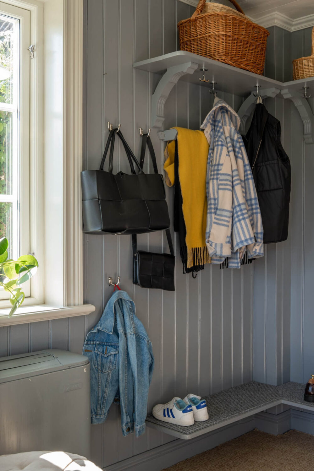 A Charming Historic Country House North of Stockholm 28 hall with coat and shoe storage