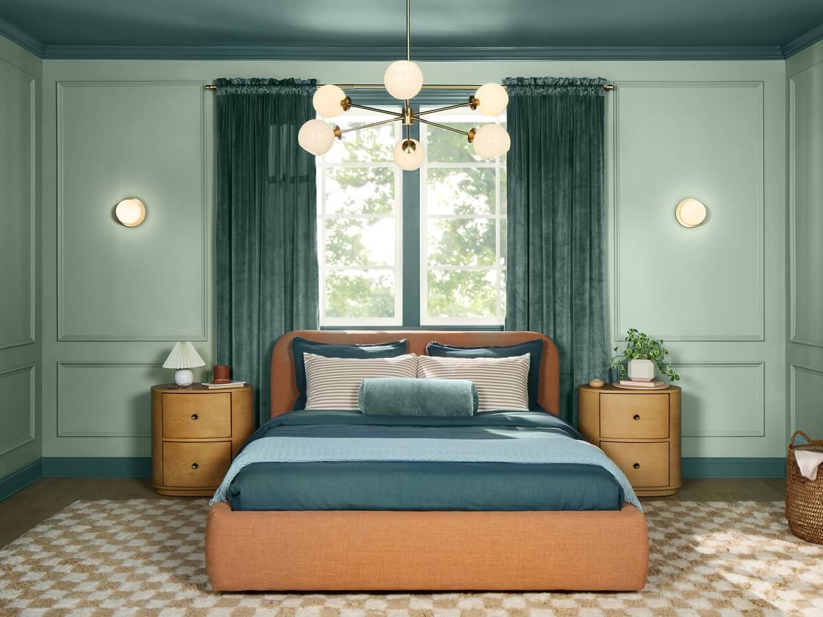 hgtv home color of the year 2025 Quietude nordroom