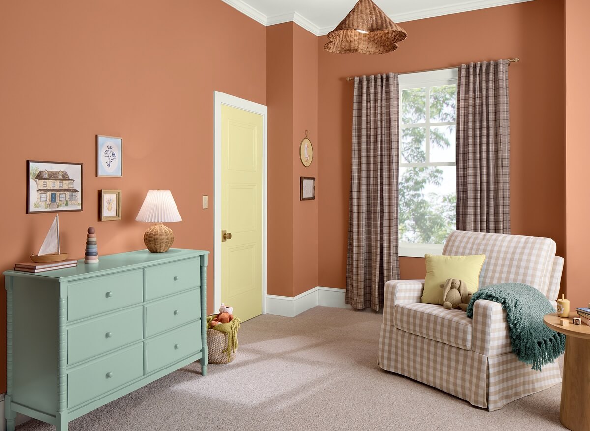 HGTV Home by Sherwin-Williams Color of the Year 2025: Quietude 9 hgtv home color trends 2025 nursery nordroom