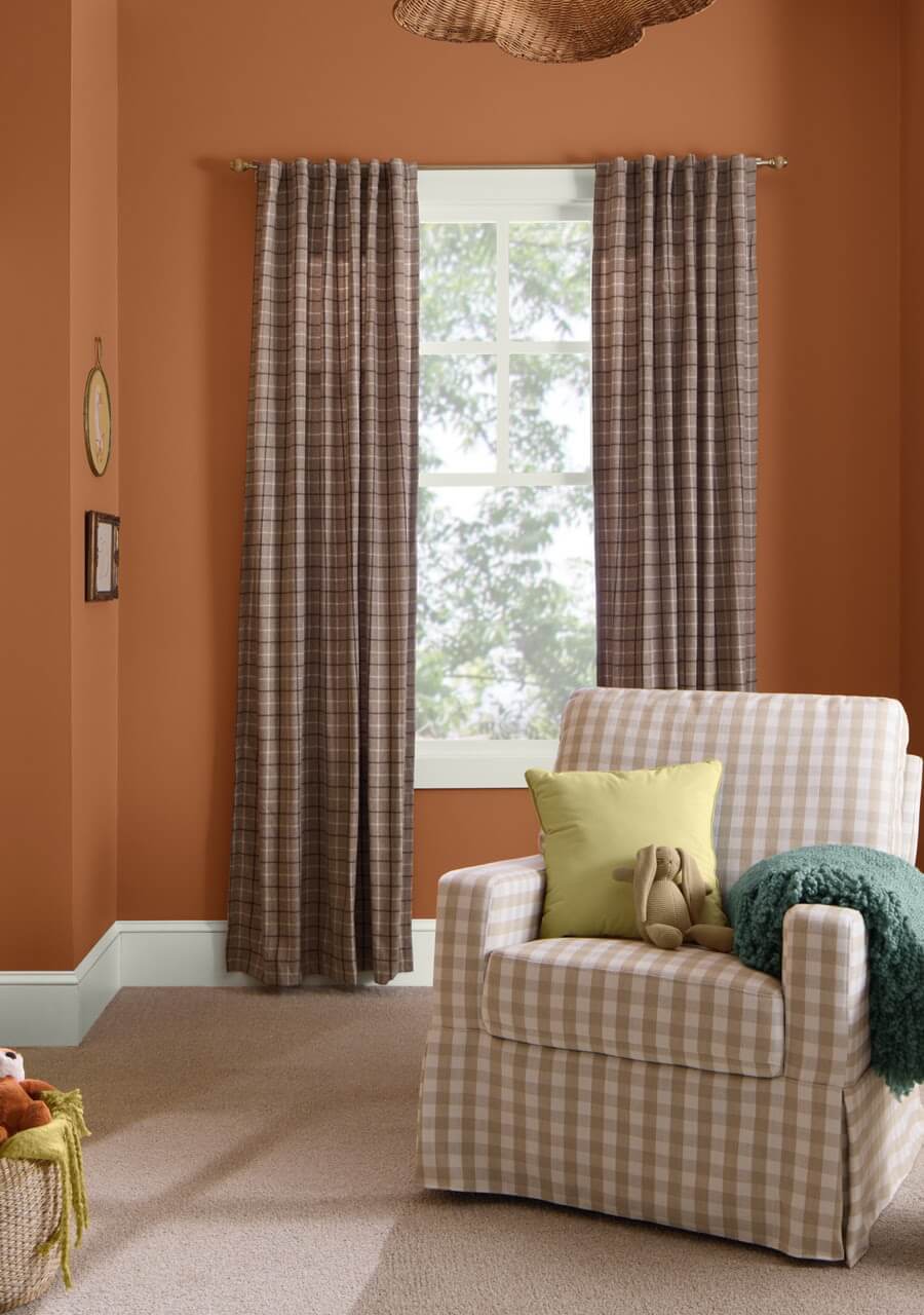 HGTV Home by Sherwin-Williams Color of the Year 2025: Quietude 10 hgtv home color trends 2025 nursery spiced cider wall color nordroom