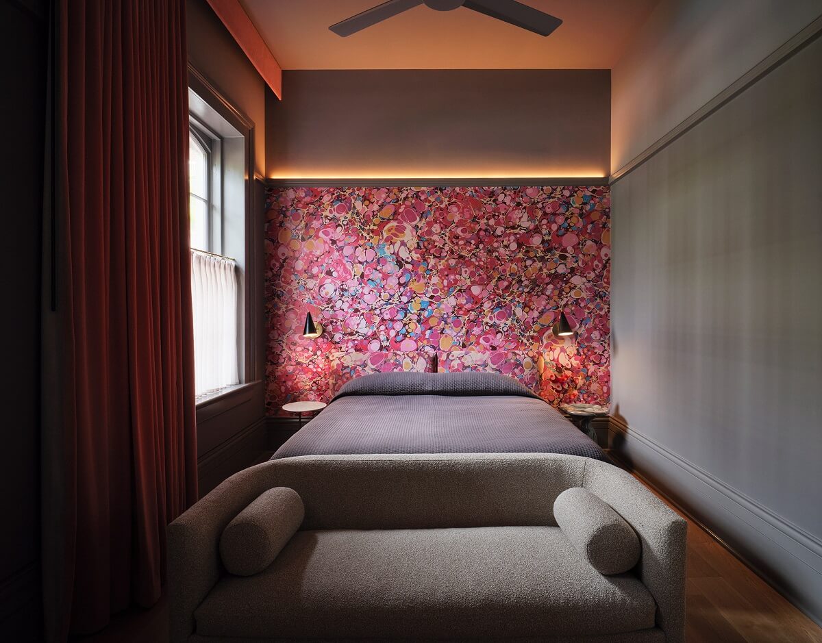 Hotel Saint Vincent in New Orleans 7 hotel-saint-vincent_new-orleans_lambert-macguire-design-pink-wallpaper-green-furniture-nordroom