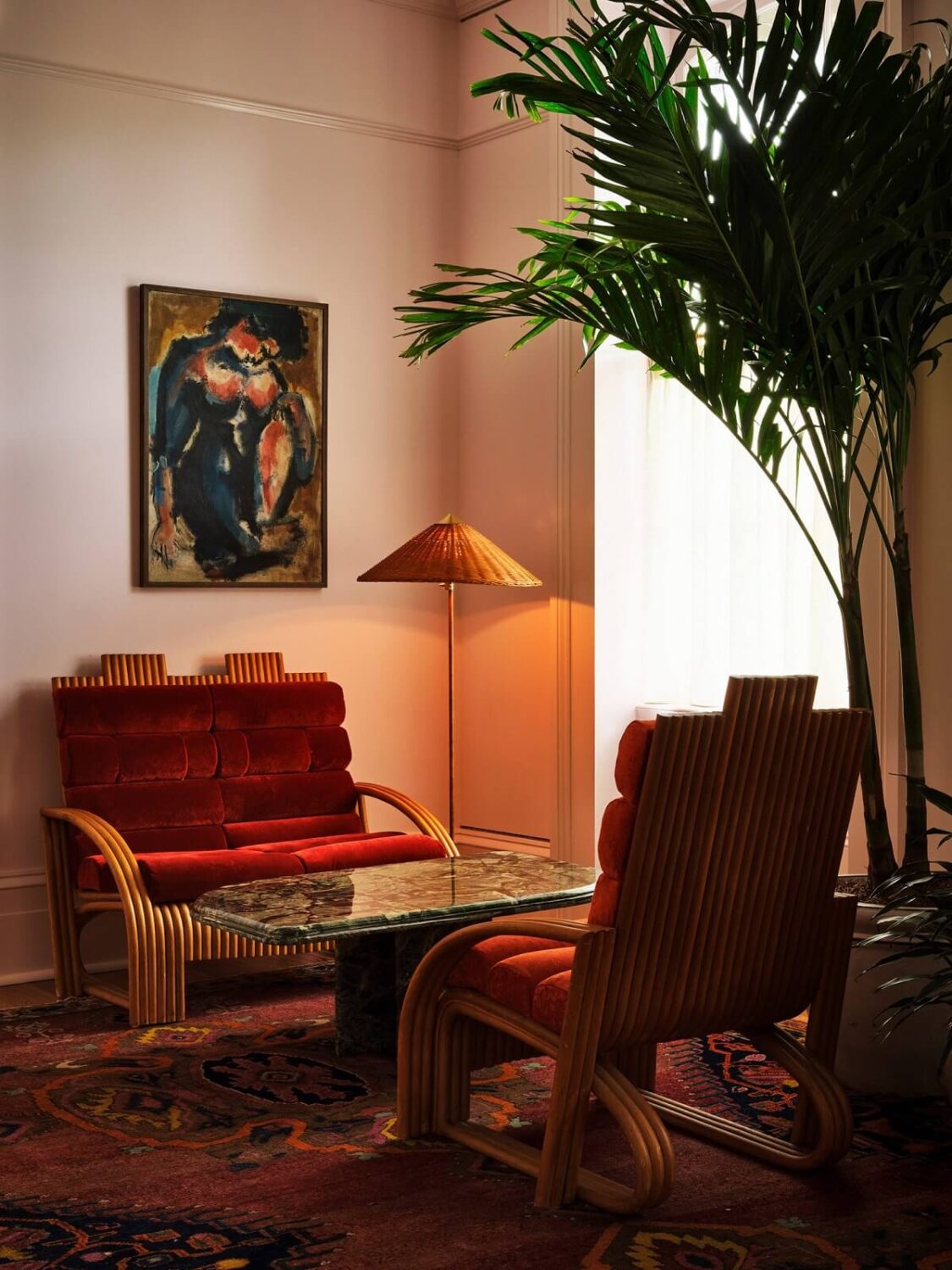 Hotel Saint Vincent in New Orleans 18 hotel-saint-vincent_new-orleans_lambert-macguire-design-red-velvet-seating-nordroom