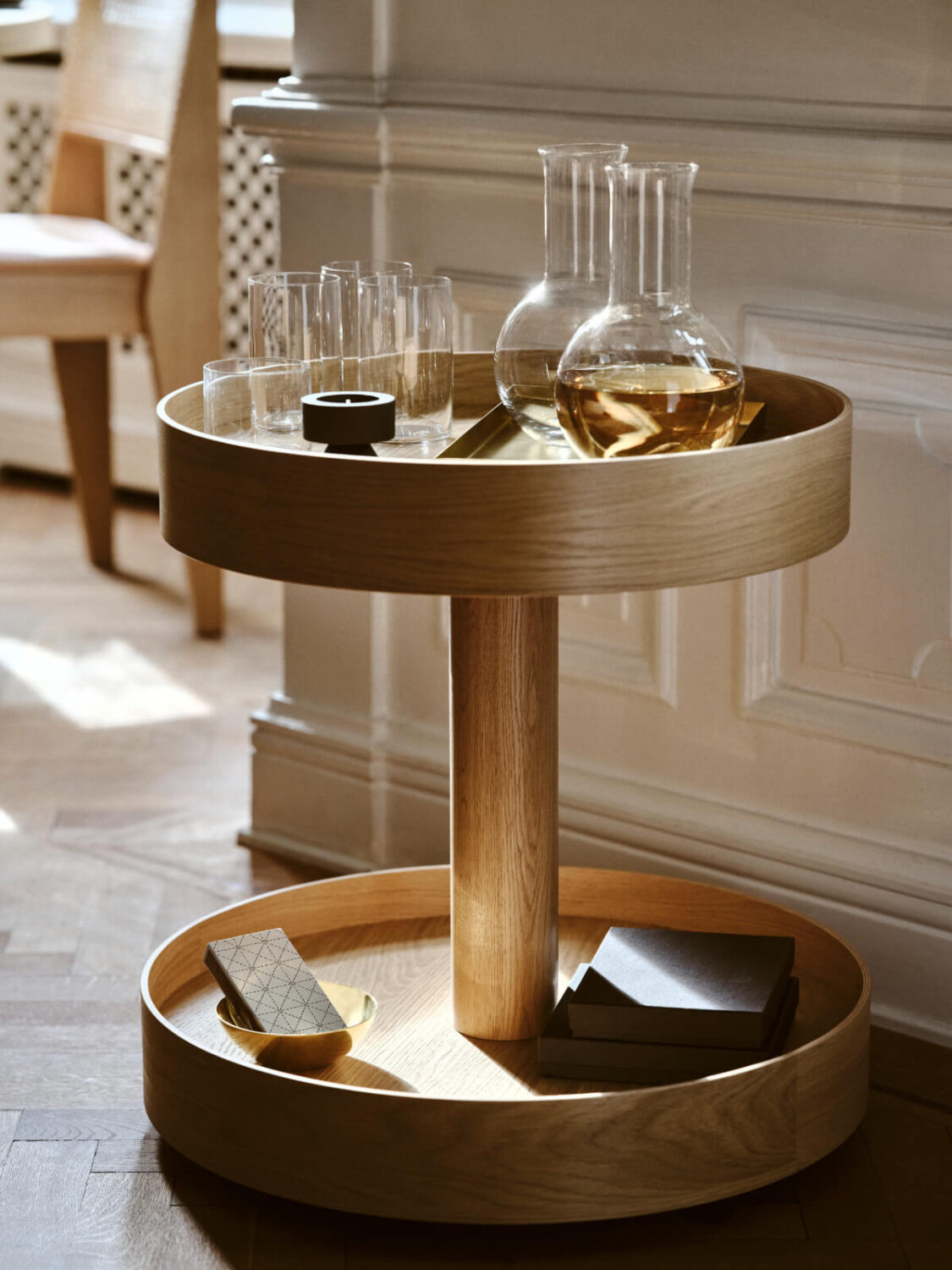 IKEA STOCKHOLM 2025 Collection: Classic Designs Made Of Natural Materials 29 IKEA_STOCKHOLM_sidobord m hjul_PH202445