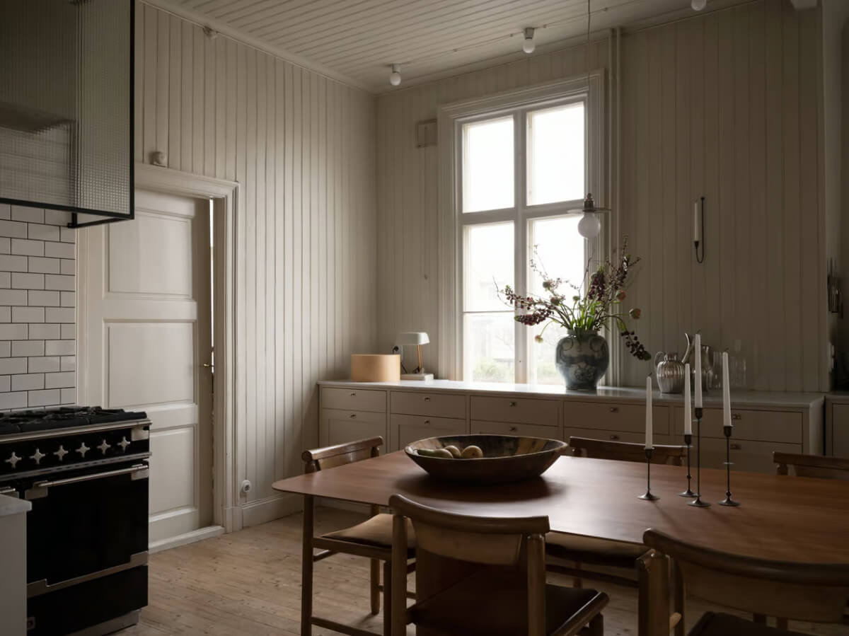 kitchen tongue and groove paneling