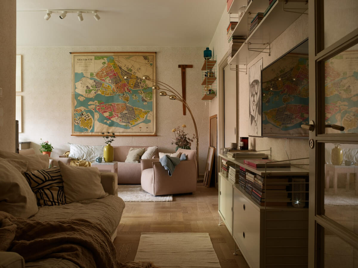 living room dutch parquet floor