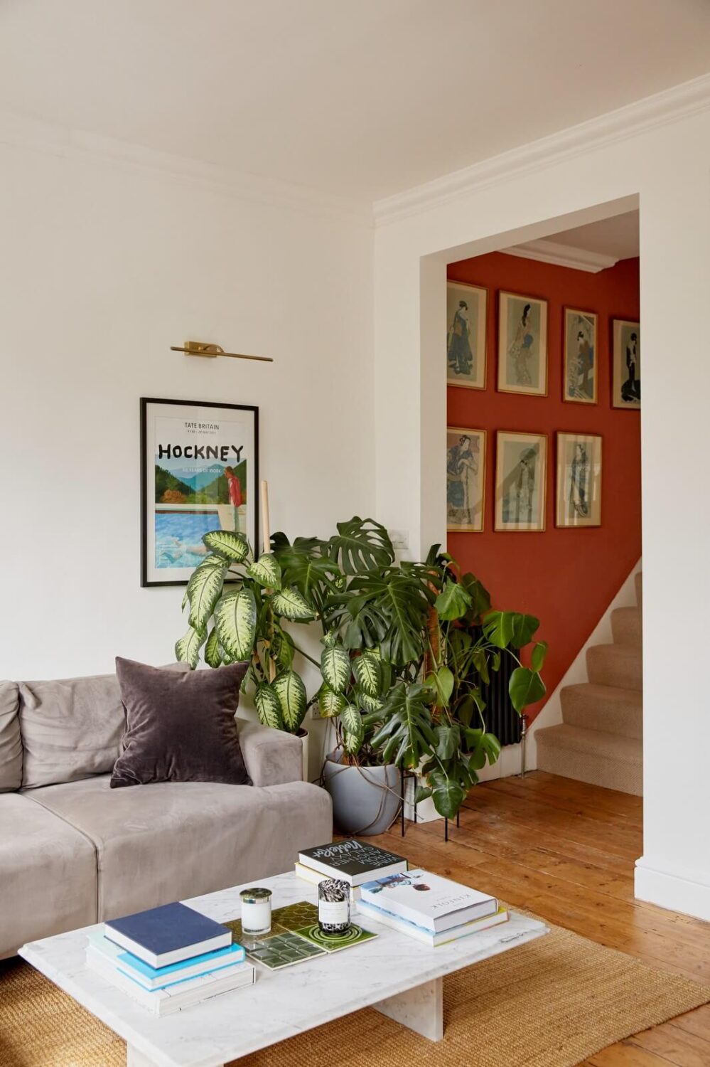 A Light-Filled Maisonette Home in London 7 living-room-open-hallway-nordroom
