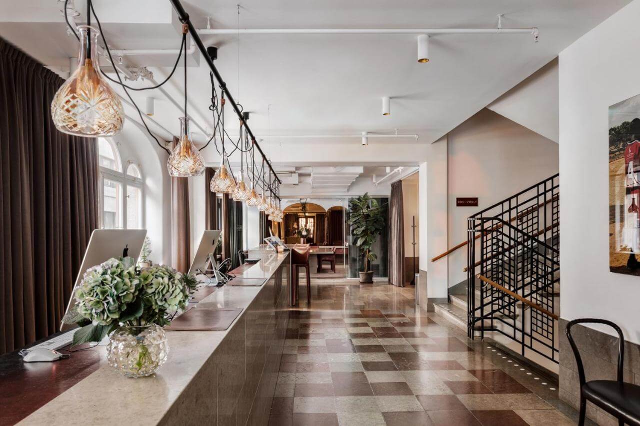 The Best Design Hotels in Stockholm 18 lobby-miss-clara-design-hotels-stockholm-nordroom