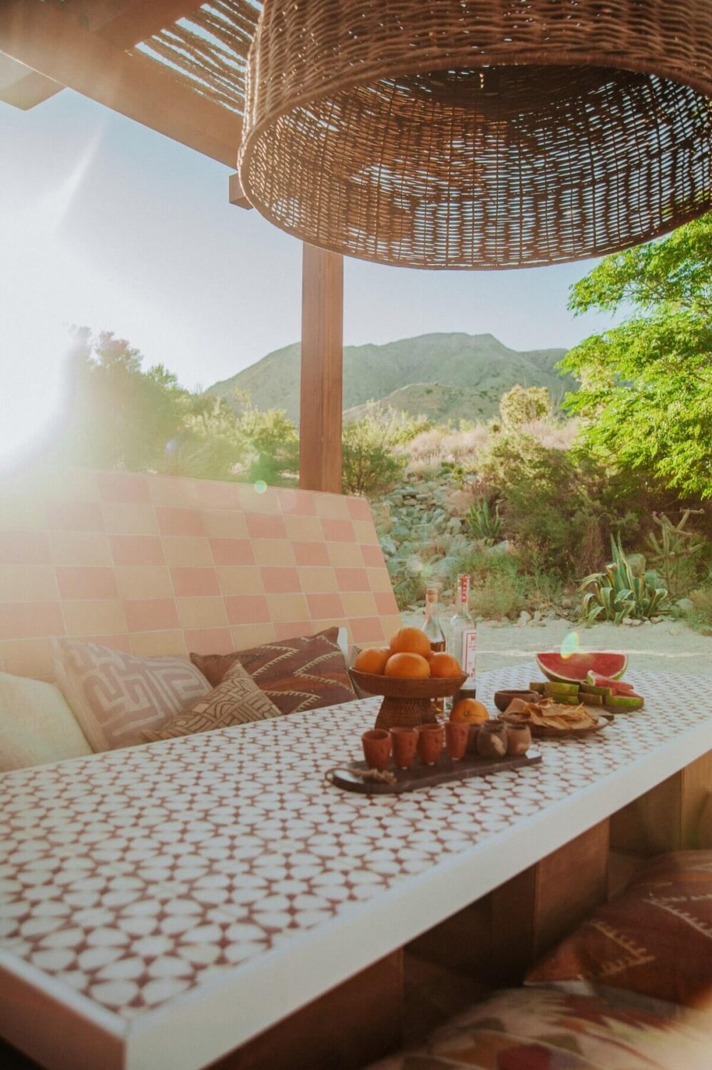 A Colorful Airbnb Home in the Morongo Valley 31 outdoor-lounge-airbnb-nordroom