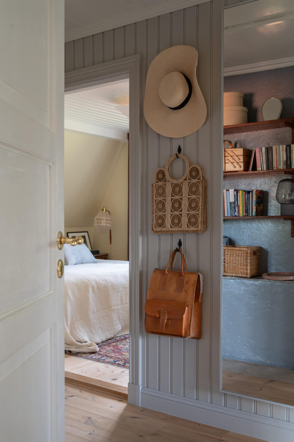 A Charming Historic Country House North of Stockholm 42 paneled hall