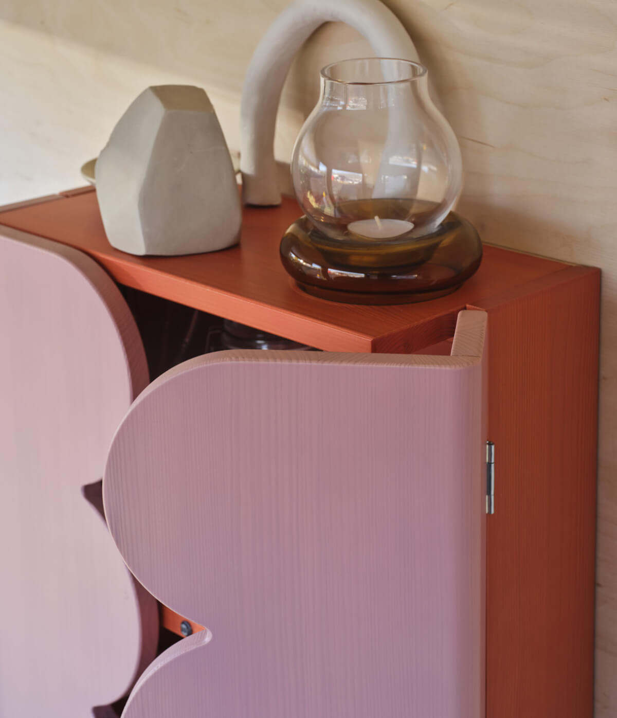 IKEA OMMJÄNGE: A Modern Collection Inspired by Swedish Folklore 9 pink doors cabinet