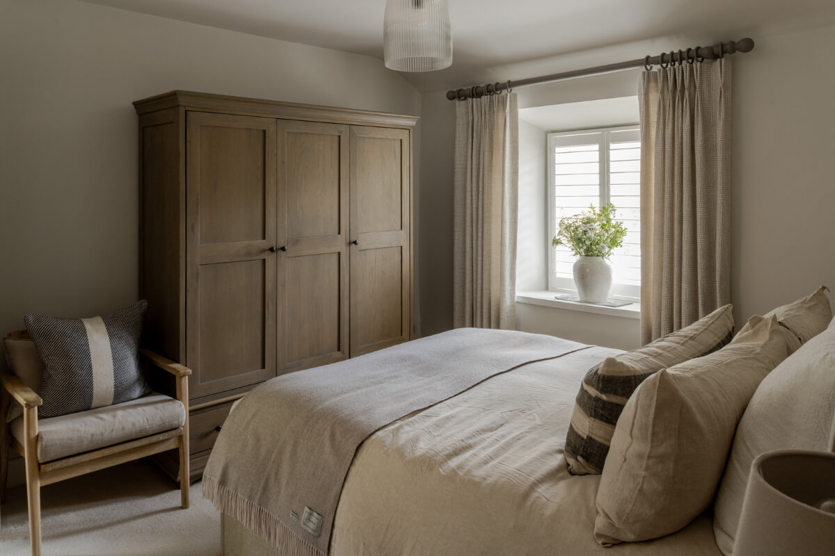 A Charming Stone Cottage with Period Features in Cornwall 18 serene cottage bedroom