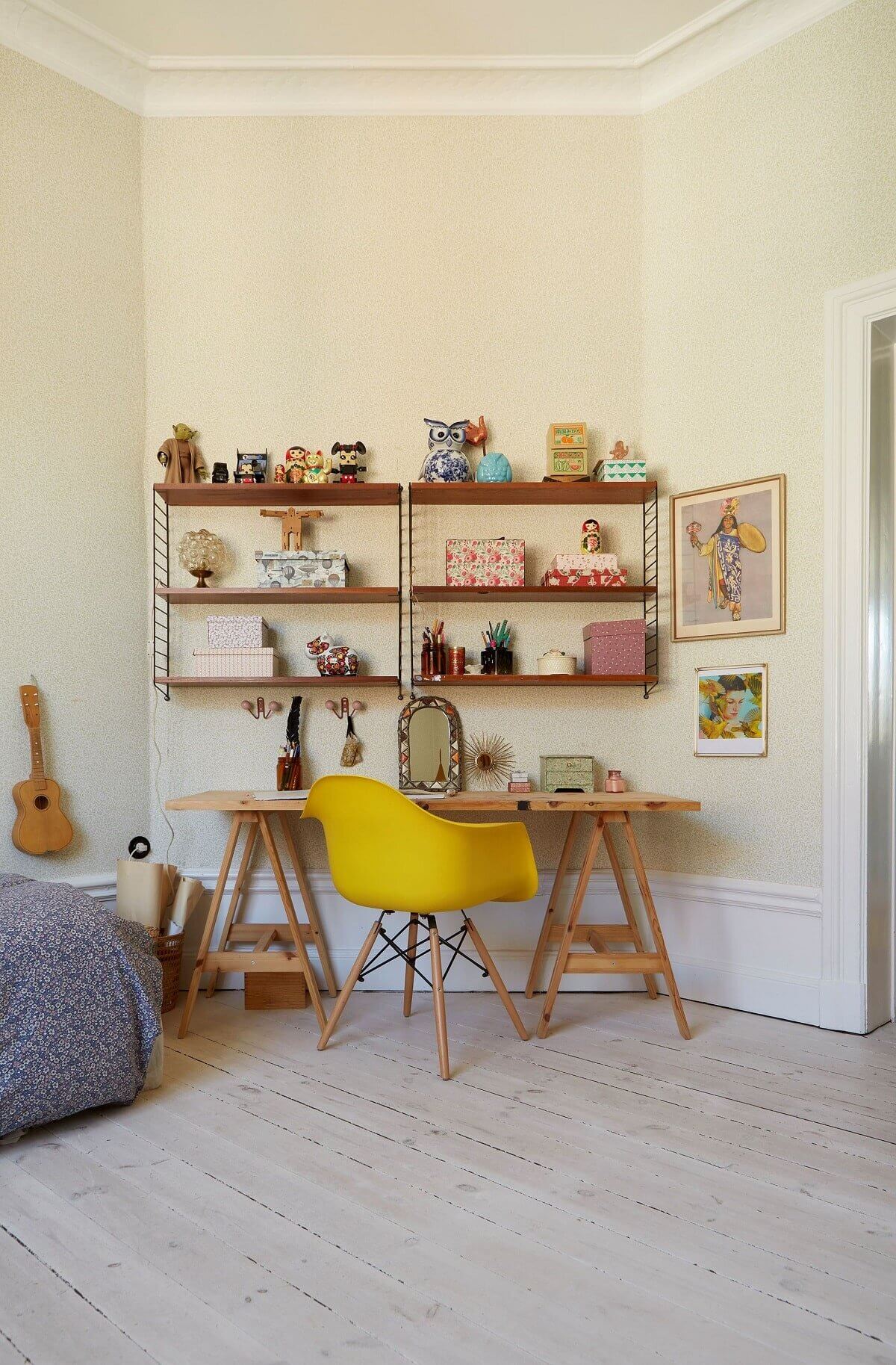 The Color Trends for 2025: Warm, Natural Shades and a Cheerful Accent 59 shared-children-bedroom-scandinavian-apartment-nordroom